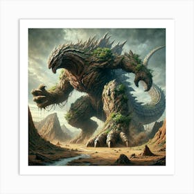 Earth Kaiju Art Print