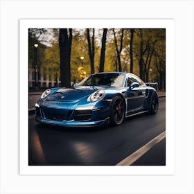 Porsche 911 Gts Art Print