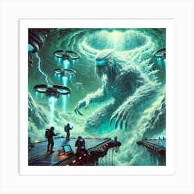 Discovery Of Glacius By Uranian Vanguard Art Print