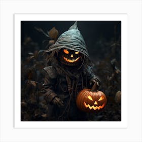 Halloween Jack O Lantern Art Print