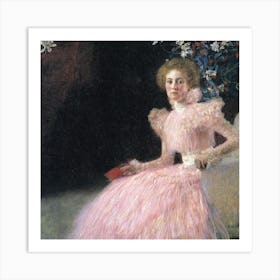 Lady In Pink 1 Art Print