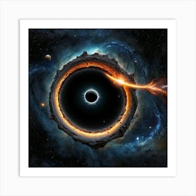 Black Hole 8 Art Print