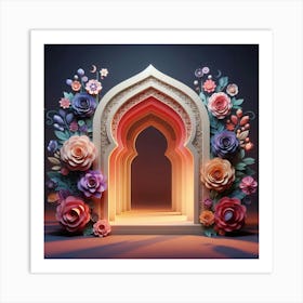 Islamic Doorway Art Print