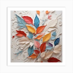 Autumn Leaves 4 Art Print