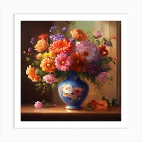 Flowers In A Vase Art Print