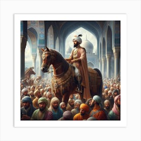 Sultan Hussain Art Print