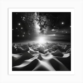 Space Landscape 18 Art Print