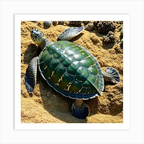 Green Sea Turtle 6 Art Print