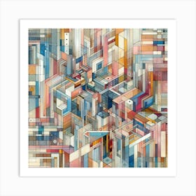 Abstract Painting 287 Art Print