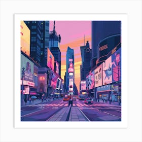 Times Square Art Print