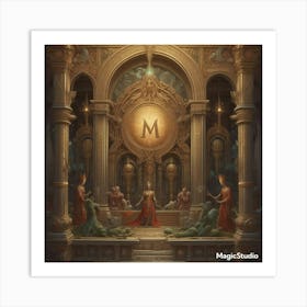 M - Magic Studio Art Print