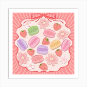 Sweet Macaroons Art Print