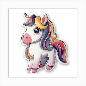 Unicorn Sticker 24 Art Print