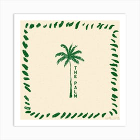 The Palm Square Art Print