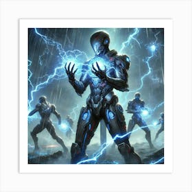 Electromancer Units Art Print