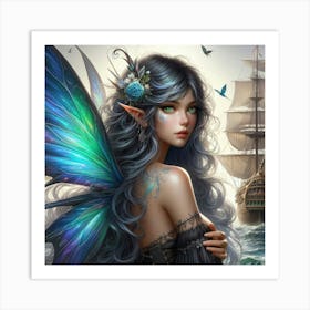 Fairy Ship Art Print