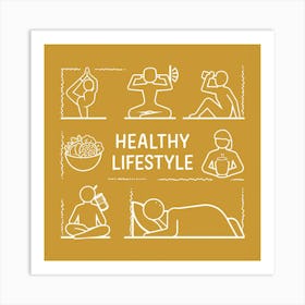 Healthy Lifestyle 1 Art Print