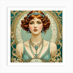 Edwardian Beauty Art Print