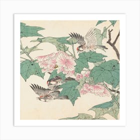 Chinese Birds And Flowers Art Print