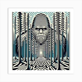 Sasquatch 2 Art Print