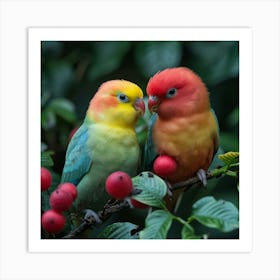 Lovebirds 8 Art Print