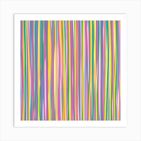 Rainbow Stripes Art Print