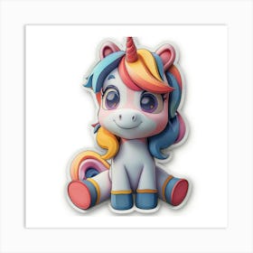 Unicorn 451 Art Print