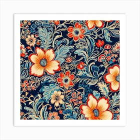 Floral Pattern 11 Art Print