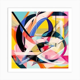 Abstract Shapes Art Print Art Print