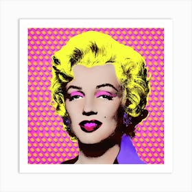 MARILYN V Art Print