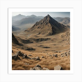 Landscape In The Mountains Art Print