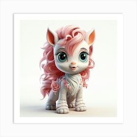 Cute Little Pony 2 Art Print