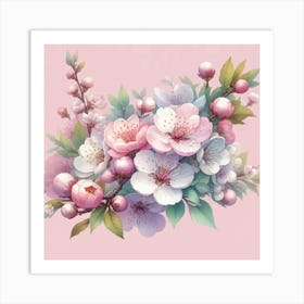 Cherry Blossoms 1 Art Print