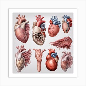 Human Heart Art Print