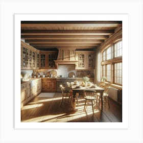 Rustic Kitchen Art Print