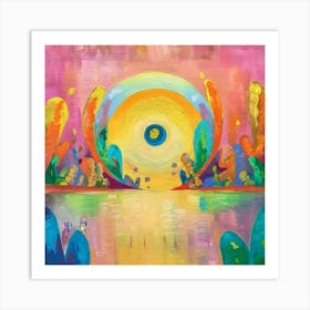 Rainbow In The Sky Art Print