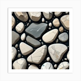 Pebbles 14 Art Print