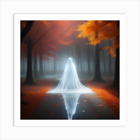 Ghost In The Forest Art Print