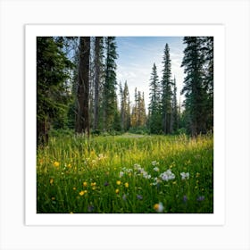 Wildflower Meadow Art Print