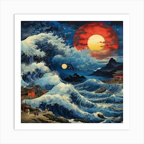 Great Wave Off Kanagawa Art Print