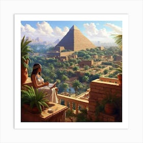 Egyptian Woman 2 Art Print