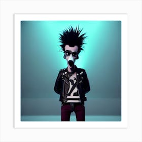 Punk Rocker Art Print