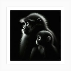 Mother And Child 4 Art Print