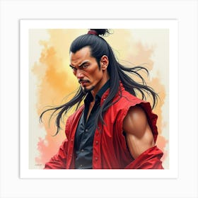 Mortal Kombat Ninja Fighter Concept Art (96) Art Print