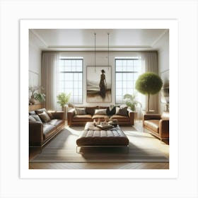 Modern Living Room 31 Art Print