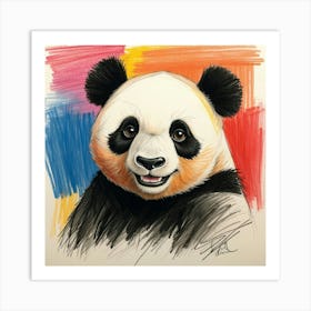 Panda Bear 42 Art Print