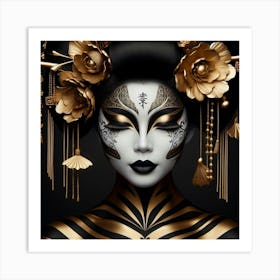 Geisha 203 Art Print