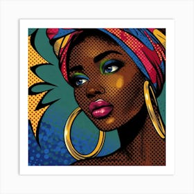 Rudo Pop African Woman Art Print