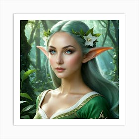 Elven Beauty 4 Art Print