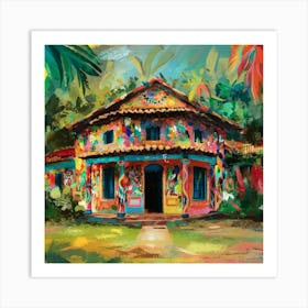 mexican house 1 Art Print